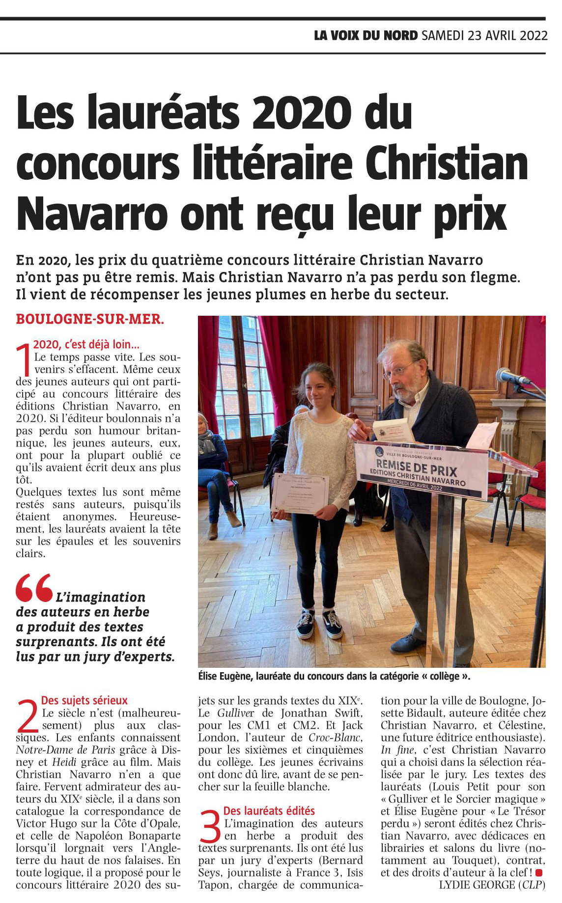 Article_La_Voix_du_Nord_23_04_2022_2